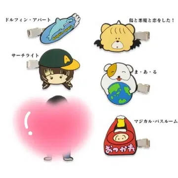 아이묭 돌핀 아파트 헤어 클립 5세트