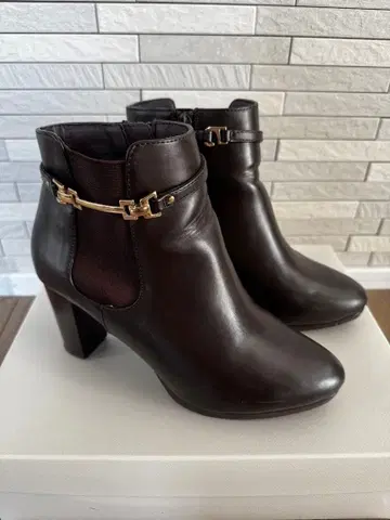 란다 숏부츠 다크 브라운 M 사이즈 우천 겸용