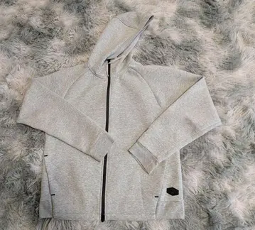 캘러웨이 풀 집업 후드티 그레이