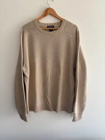 랜즈 엔드 코튼 니트 스웨터 XL