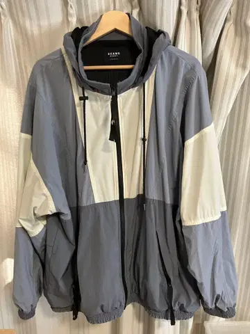 BEAMS GERRY 나일론 자켓 그레이