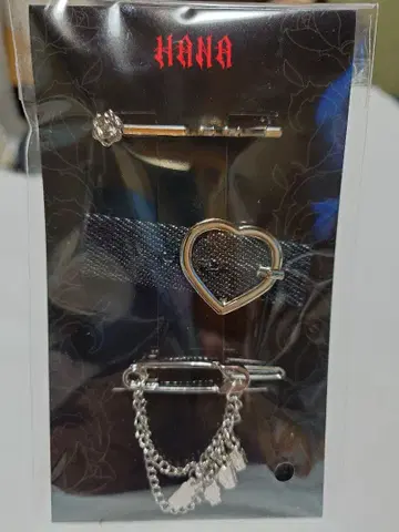 HANA 꽃 'BAD LOVE' 헤어핀 세트 미개봉품
