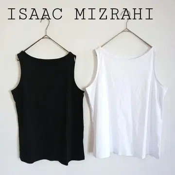 아이작 미즈라히 라이브 2장 세트 슬리브리스 티셔츠 면 부드러운 쾌적