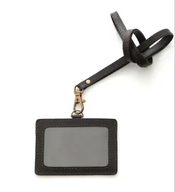 마더하우스 앤티크 ID 홀더 앤티크 다크 브라운