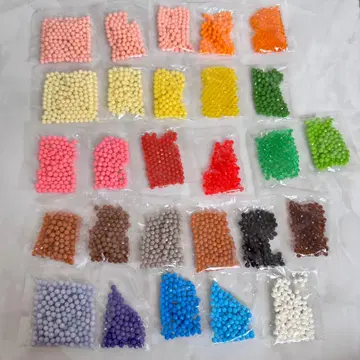 아쿠아 비즈 묶음 판매 미사용품