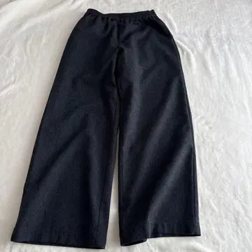 어반 리서치 써니 라벨 울 와이드 팬츠 프리 사이즈 그레이