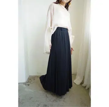 acka pleats maxi skirt 플리츠 스커트