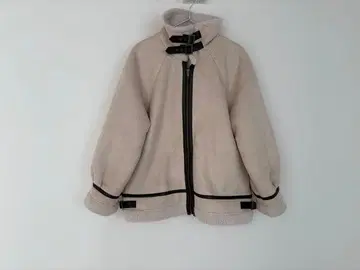 베이지 보아 아우터