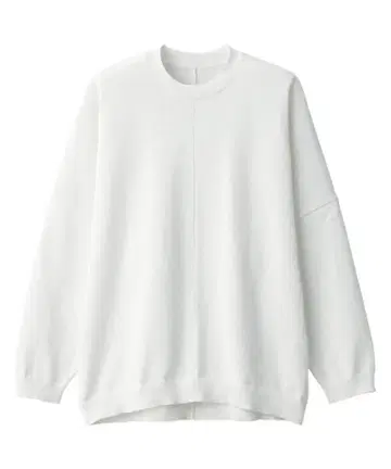 무인양품 잘 마르는 니트 풀오버 L 남녀 공용 화이트