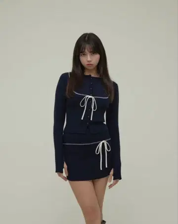 andmary Lilia stitch set up navy