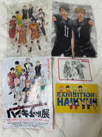 하이큐!!전 입장 특전 클리어 파일 세트