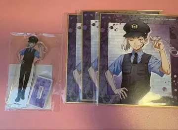 아사기리 겐 모리 온라인 스크래치 복권 경찰 아크릴 스탠드