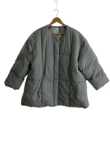 새상품 렙심 LEPSIM 노카라 와이드 다운 코트 F 사이즈 충전솜