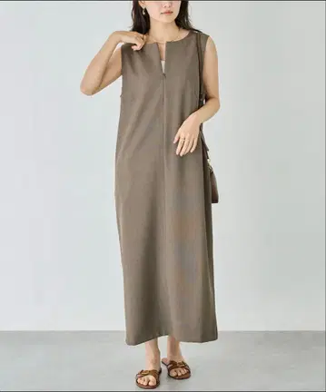 프론트 지퍼 원피스