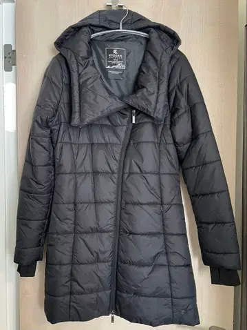 KYODAN 후드 부착 블랙 다운 자켓