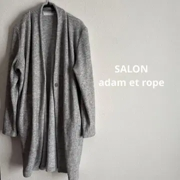 SALON adam et rope 그레이 가운 가디건