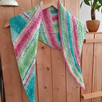 손뜨개질 오팔 털실 삼각형 숄
