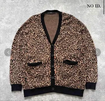NO ID. 레오파드 무늬 가디건