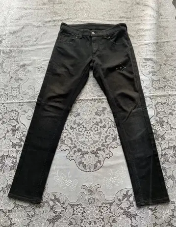 LEE 라이더스 블랙 데님 비쥬 포함