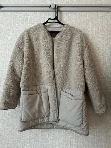 alexiastam 스카프 포함 보아 코트