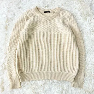 저널 스탠다드 스웨터 긴팔 아이보리 모78% 나일론22%