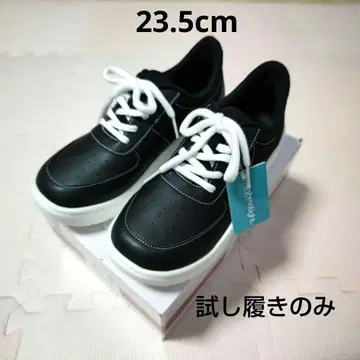 판지 스니커즈 블랙 23.5cm 7540 블랙 EEEE