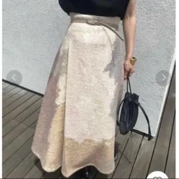 Ameri ANDREA ABSTRACT PAINT SKIRT