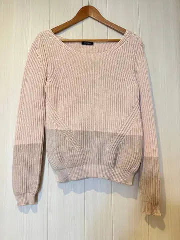 MAX&Co. 핑크 그라데이션 니트 스웨터