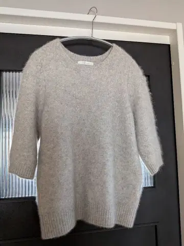 Plage 그레이 반팔 니트