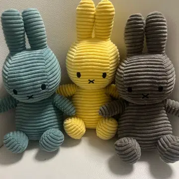 미피 코듀로이 봉제 인형 세트 판매