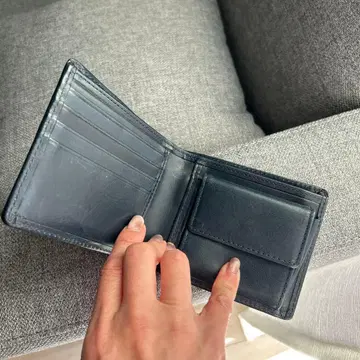 가죽 접이식 지갑 교고쿠 타쿠미 공방 도치기 가죽