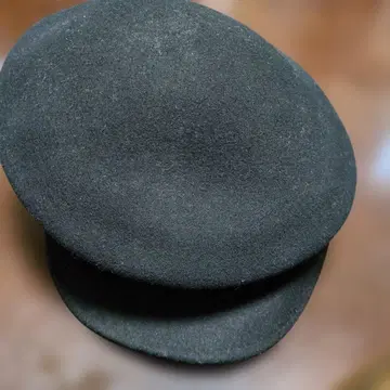 CA4LA 블랙 울 헌팅 캡 비대칭 양모