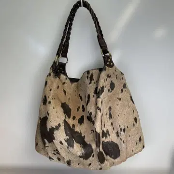 사2512-2003 토트백 가죽 퍼 브라운 계열