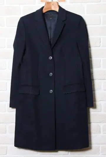 새상품급 UNIQLO(유니클로) 여성용 캐시미어 블렌드 체스터 코트 S