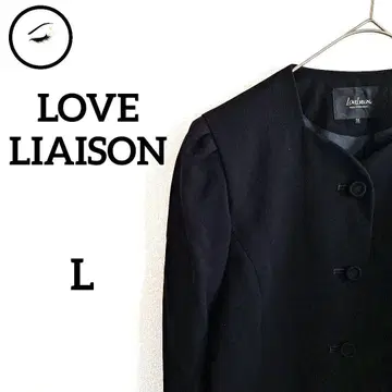 [ 새상품급 ] 러브 리에종 블랙 포멀 자켓 M 싸개 버튼 관혼상제