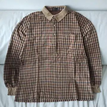 DAKS 긴팔 피케 셔츠