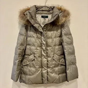 ESPIE 에스피에 다운 자켓 코트 36 퍼 너구리 [ e27 ]