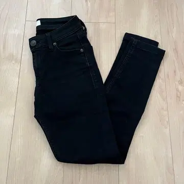 [ EMODA ] 데님 스키니 블랙 S 사이즈 새상품급