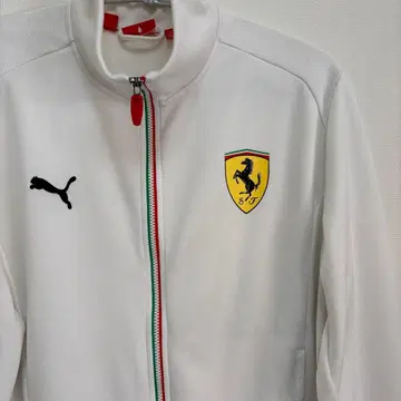 Puma 페라리 로고 저지 화이트