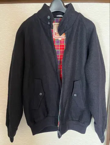 새상품급 바라쿠타 BARACUTA G9 울 다크 네이비 38