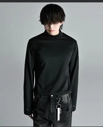 High Neck Compact Long T / 하이넥 컴팩트 롱 티