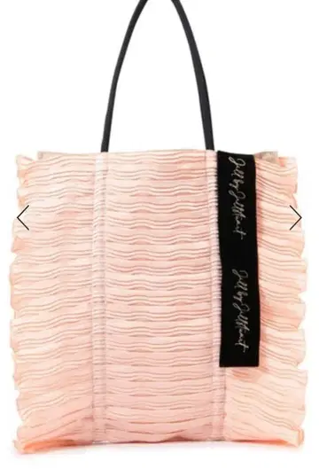JILL by JILL STUART 플리츠 토트백 A4 핑크