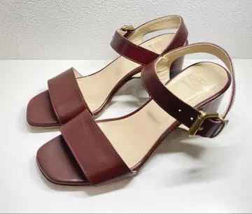 파비오 루스꼬니 브라운 스트랩 샌들