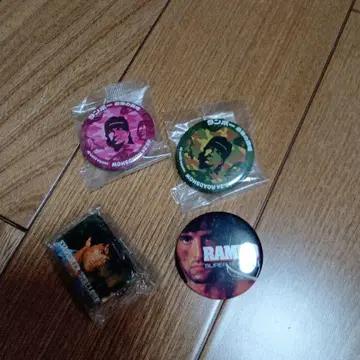 스탤론 람보 캔뱃지 세트