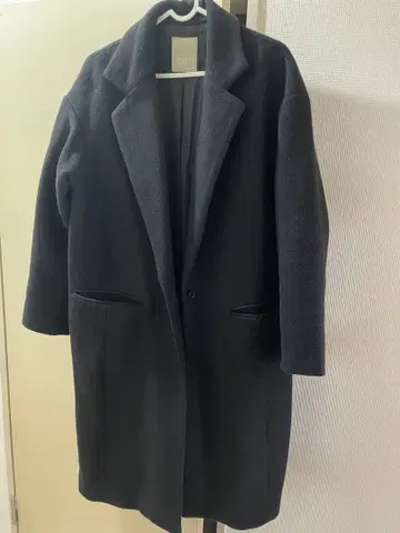 FREE'S MART 블랙 롱 코트