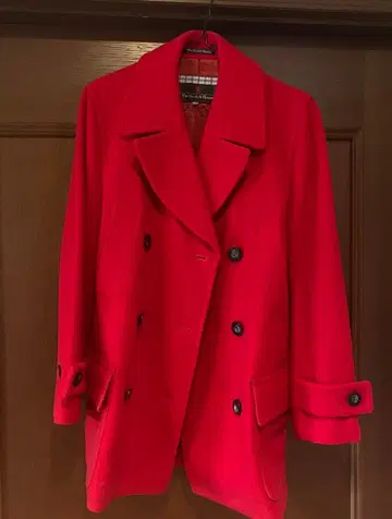the scotch house 빨간색 코트 자켓