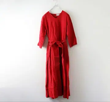 미사용 미셸 보드완 MICHEL Beaudouin 린넨 원피스