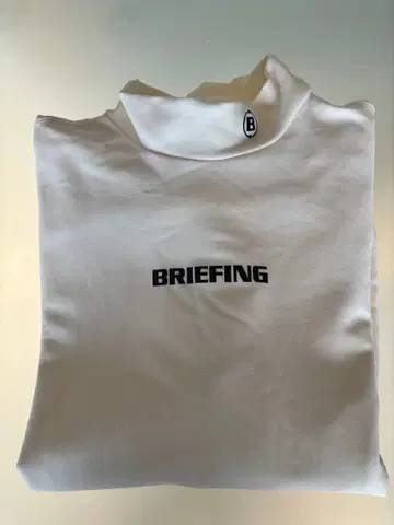 BRIEFING 웜 LS 하이넥 베이지 XL