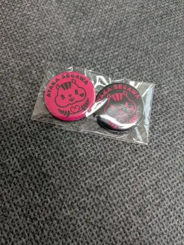 세가와 아야카 굿즈 캔뱃지 2개 세트