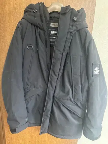 CAMP7 SYMPATEX 블랙 다운 자켓 XL 사이즈